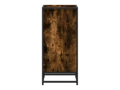 Estantería madera ingeniería color roble ahumado 40x35x76 cm
