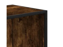 Estantería madera ingeniería roble ahumado 80,5x35x107,5 cm