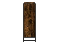 Estantería madera ingeniería roble ahumado 80,5x35x107,5 cm