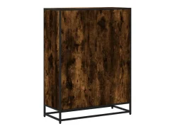Estantería madera ingeniería roble ahumado 80,5x35x107,5 cm