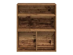 Estantería madera ingeniería madera envejecida 60x30x71,5 cm