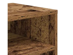 Estantería madera ingeniería madera envejecida 66x31x80 cm