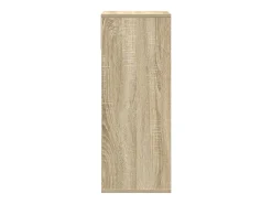 Estantería madera ingeniería color roble 34x31x80 cm