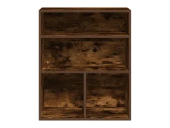 Estantería madera ingeniería color roble ahumado 60x30x71,5 cm