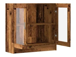 Estantería madera ingeniería madera envejecida 82,5x30,5x80 cm