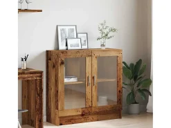 Estantería madera ingeniería madera envejecida 82,5x30,5x80 cm