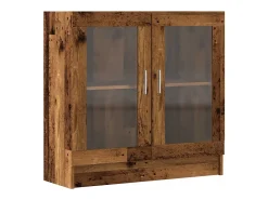 Estantería madera ingeniería madera envejecida 82,5x30,5x80 cm