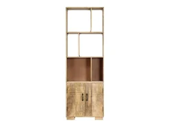 Estantería madera maciza de mango 60x35x180 cm