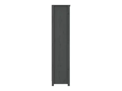 Estantería madera maciza de pino gris 80x35x154 cm