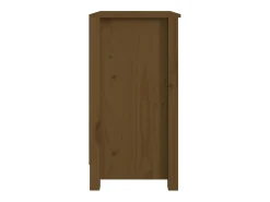 Estantería madera maciza de pino marrón miel 50x35x68 cm