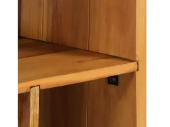 Estantería madera maciza reciclada 60x35x180 cm