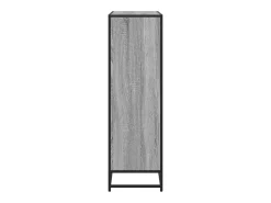 Estantería madera y metal gris Sonoma 97,5x33x107,5 cm