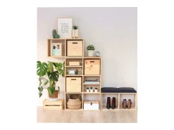 Estantería modular de pino macizo Dinamic 3 estantes