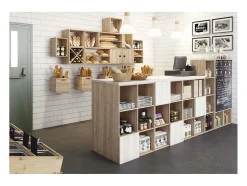 Estantería modular de pino macizo Dinamic 3 estantes