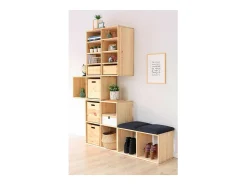 Estantería modular de pino macizo Dinamic 2 estantes