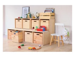 Estantería modular de pino macizo Dinamic 2 estantes