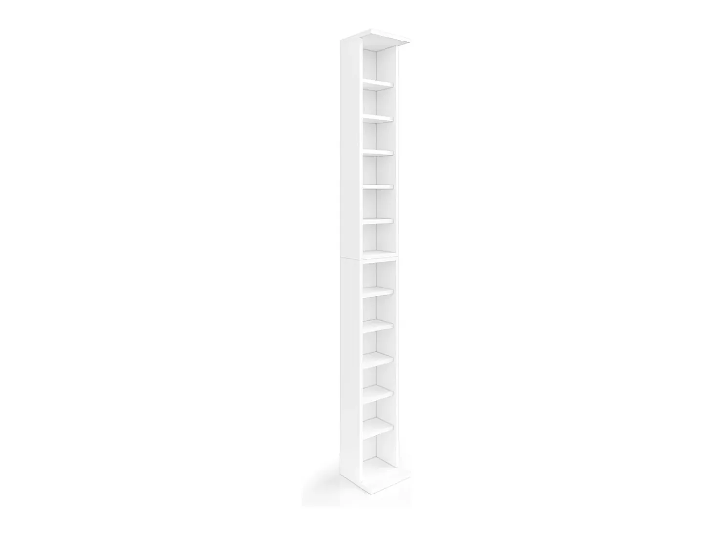 Estantería para CD blanco 21x20x183.6