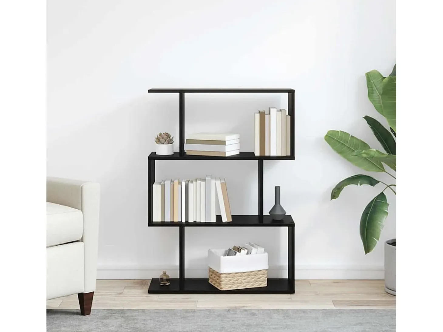 Estantería para libros Gris 70 x 14 x 97 cm