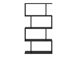 Estantería para libros Negro 70 x 24 x 129 cm