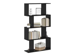 Estantería para libros Negro 70 x 24 x 129 cm