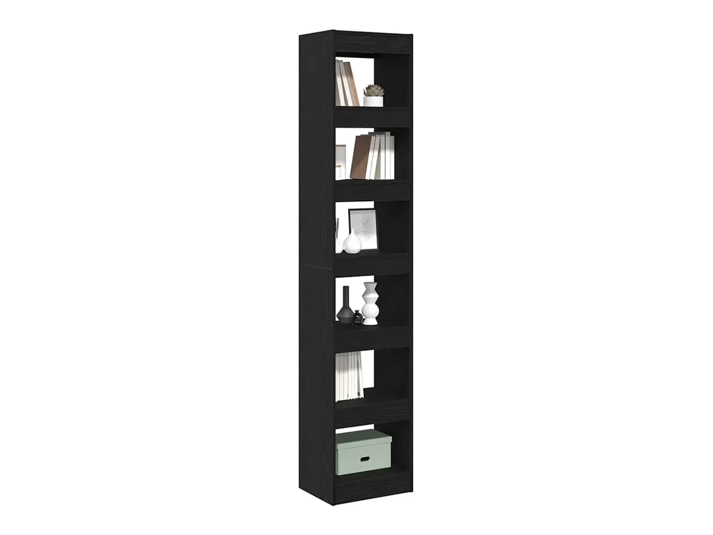 Estantería para libros Roble negro 40 x 30 x 198 cm