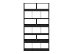 Estantería para libros Roble negro 100 x 33 x 187.5 cm