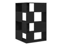 Estantería para libros Roble negro 140 x 30 x 140 cm