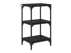 Estantería para libros Roble negro 40 x 33 x 71 cm