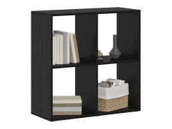Estantería para libros Roble negro 69.5 x 29 x 69.5 cm