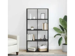 Estantería para libros Roble negro 69.5 x 29 x 137.5 cm