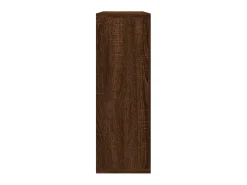 Estantería pared madera ingeniería roble marrón 104x20x58,5 cm ES53290