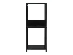 Estantería pequeña aglomerado negro 33,5x39,6x79,7 cm