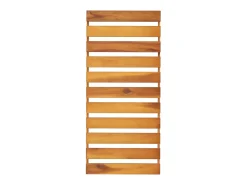 Estantería plegable 3 alturas madera acacia marrón 70x31x63 cm