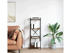 Estantería Roble ahumado 40 x 30 x 118 cm Madera contrachapada
