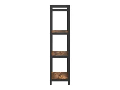 Estantería Roble ahumado 60 x 30 x 118 cm Madera contrachapada