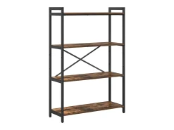 Estantería Roble ahumado 80 x 30 x 118 cm Madera contrachapada