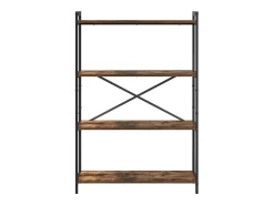 Estantería Roble ahumado 80 x 30 x 118 cm Madera contrachapada