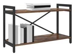Estantería Roble ahumado 80 x 30 x 48.5 cm Madera contrachapada