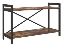 Estantería Roble ahumado 80 x 30 x 48.5 cm Madera contrachapada