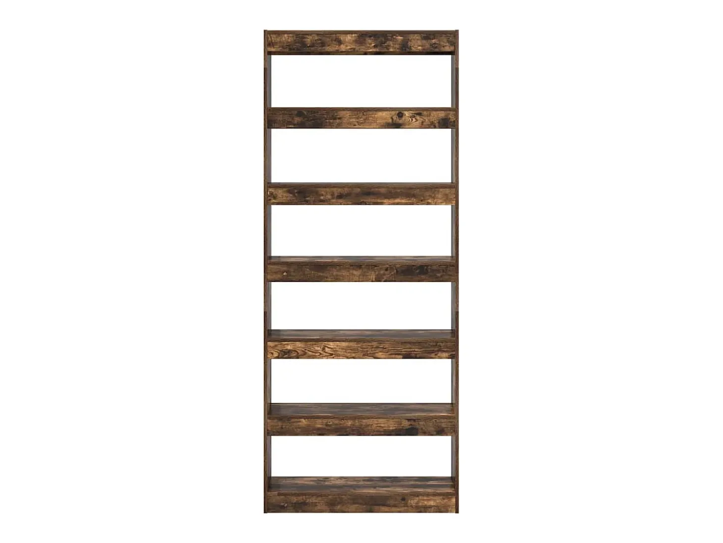 Estantería Roble ahumado 80 x 30 x 198 cm Madera contrachapada