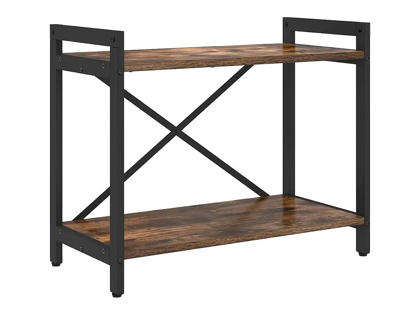 Estantería Roble ahumado 60 x 30 x 48.5 cm Madera contrachapada