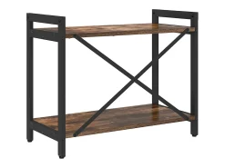 Estantería Roble ahumado 60 x 30 x 48.5 cm Madera contrachapada