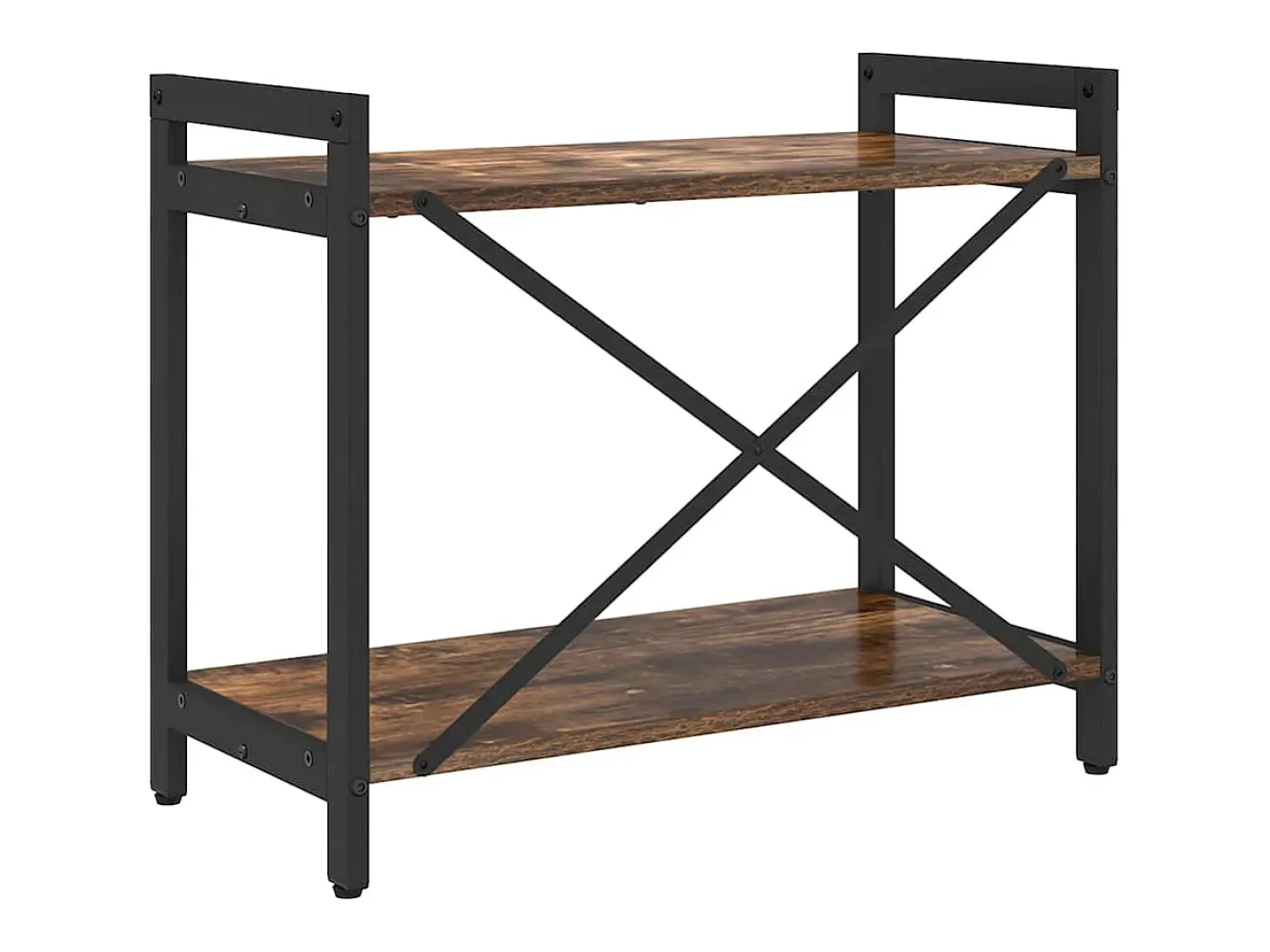 Estantería Roble ahumado 60 x 30 x 48.5 cm Madera contrachapada