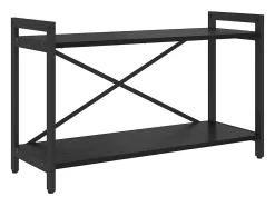 Estantería Roble negro 80 x 30 x 48.5 cm Madera contrachapada