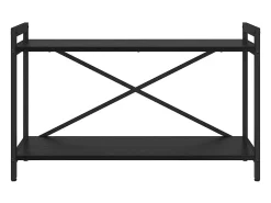 Estantería Roble negro 80 x 30 x 48.5 cm Madera contrachapada