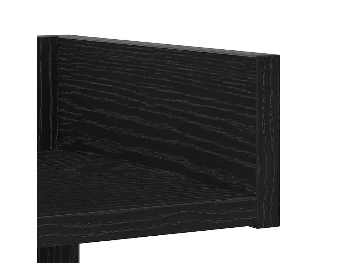 Estantería Roble negro 48 x 25.5 x 140 cm Madera contrachapada