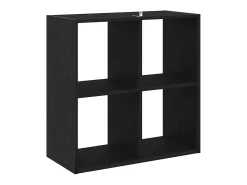 Estantería Roble negro 68.5 x 32 x 68.5 cm Madera contrachapada
