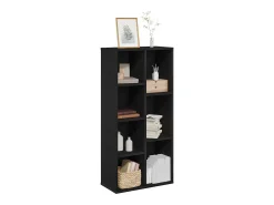Estantería Roble negro 50 x 25 x 105 cm Madera contrachapada