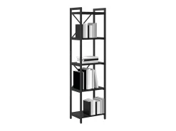 Estantería Roble negro 40 x 30 x 153 cm Madera contrachapada