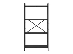 Estantería Roble negro 60 x 30 x 118 cm Madera contrachapada